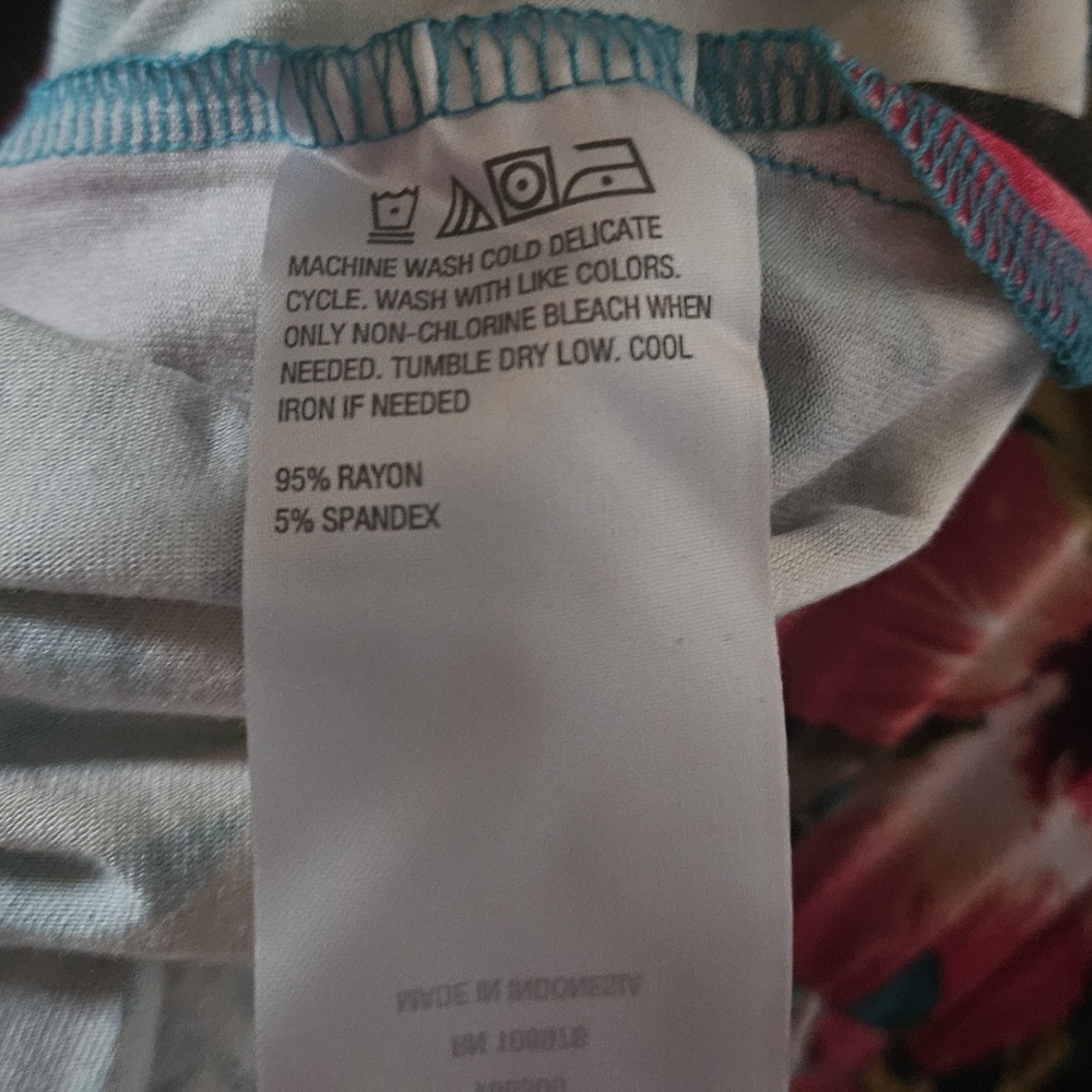 NWT IMAN Island Print Beach Maxi Dress - Picture 5 of 7